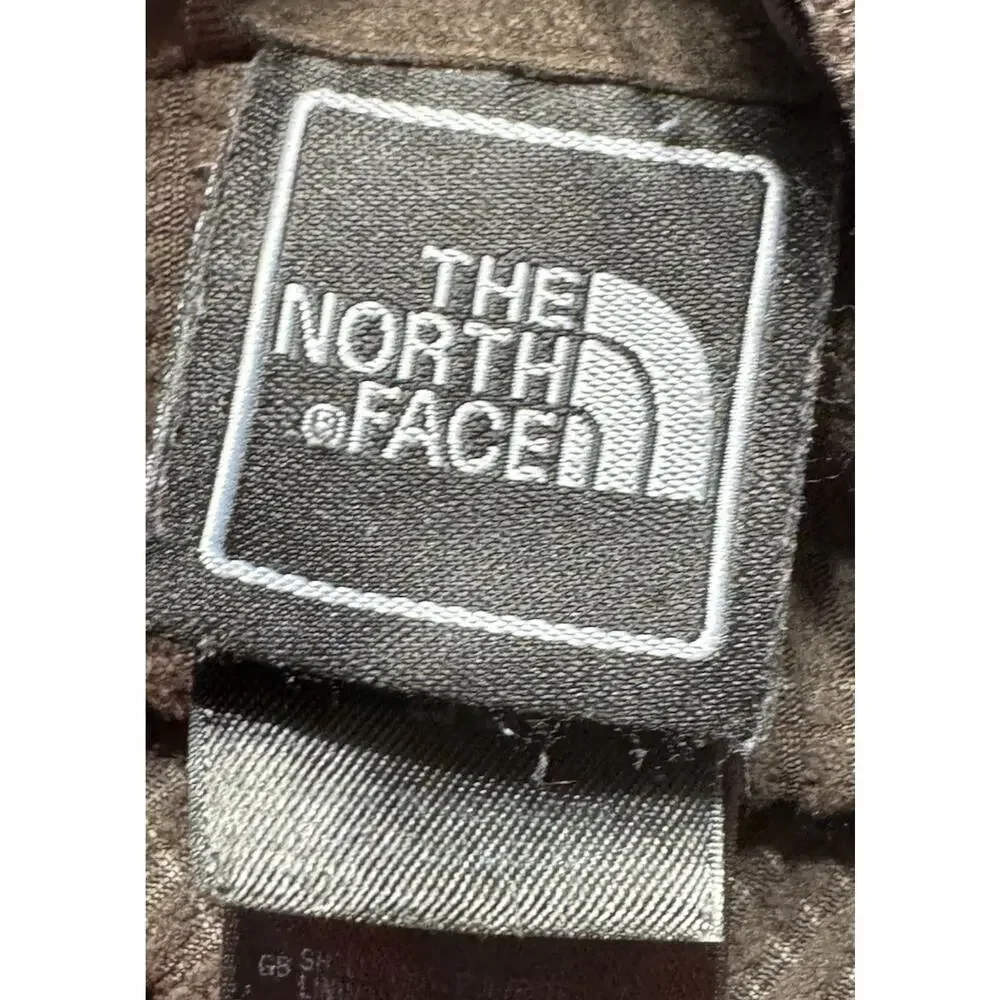 North Face Jacket Mens Large Windfall Fleece Full Zip Brown High Collar Pockets